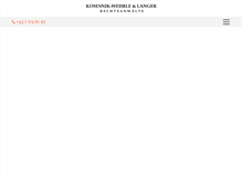 Tablet Screenshot of kosesnik-langer.at